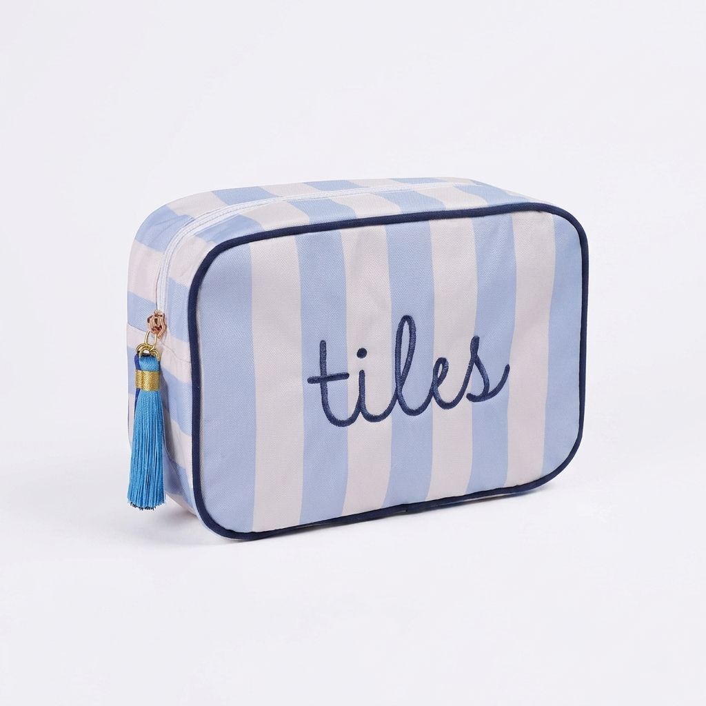 Mahjong Cosmetic Pouch, Mahjong Makeup Bag