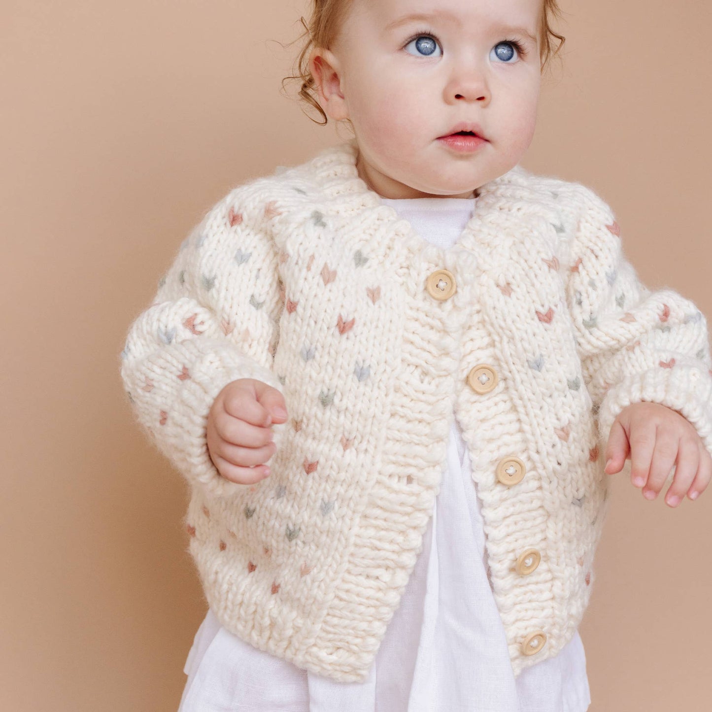 Sawyer Cardigan, Pastel Kids Baby Apparel Sweater Winter