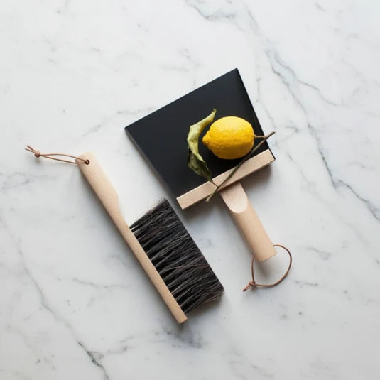 Andree Jardin "Mr & Mrs Clynk"  Hand Brush, Dustpan and  Wall Hooks