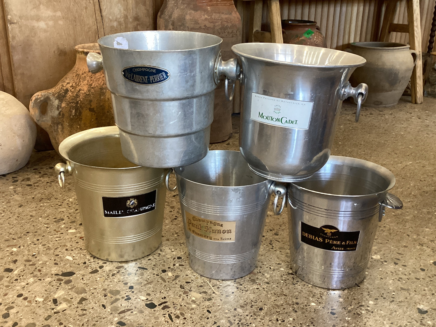 Vintage Champagne Buckets