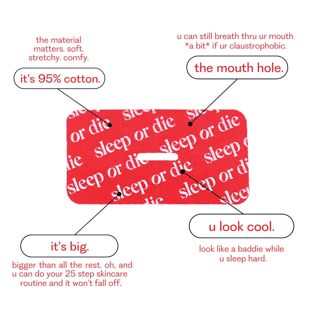 Hot girl mouth tape - skincare friendly