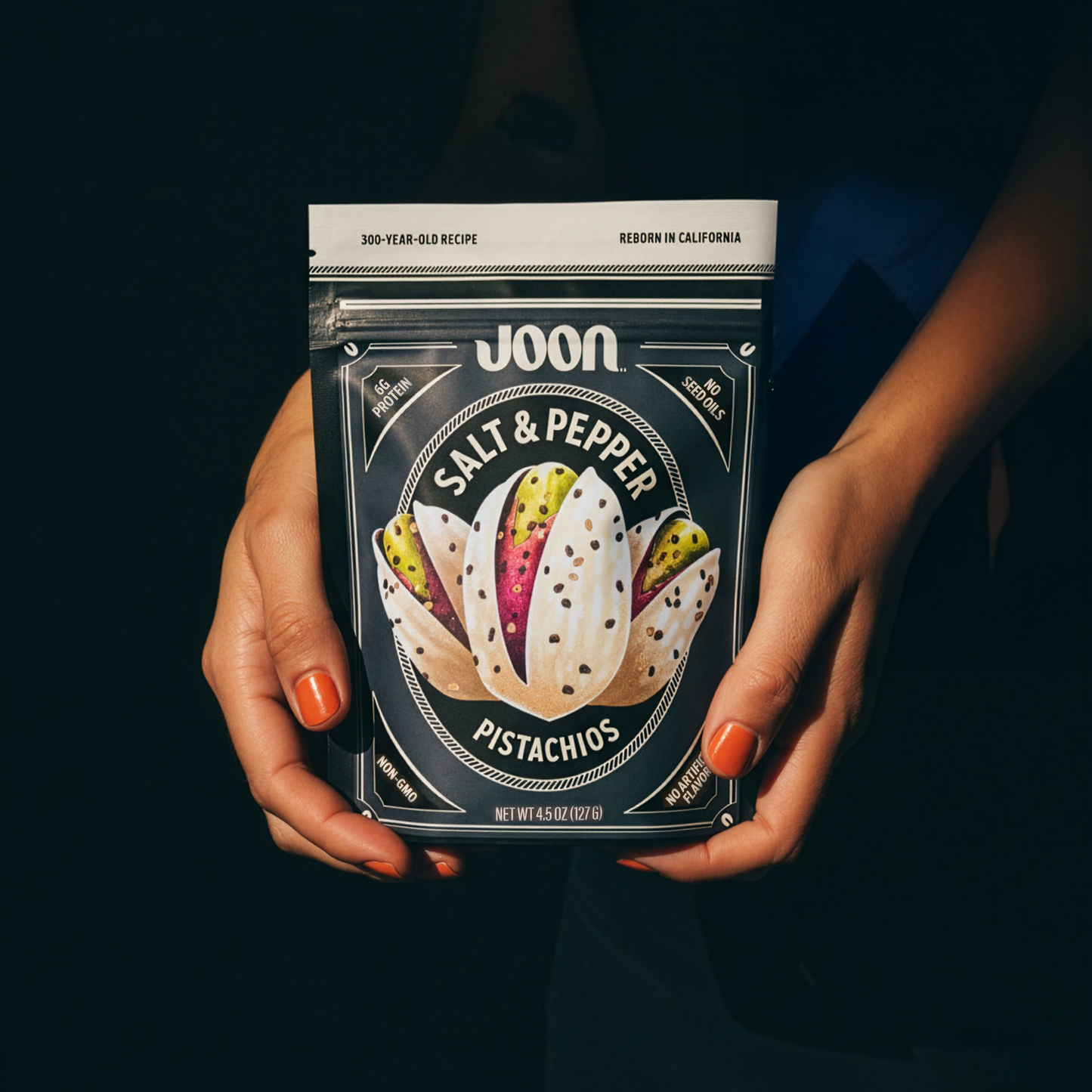 Joon Salt and Pepper Pistachios | Pistachio Gourmet Snacks