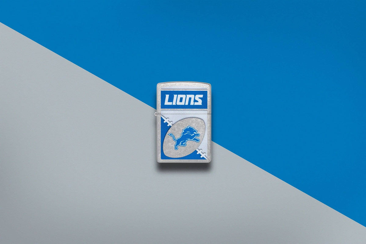 Zippo NFL Detroit Lions Street Chrome Windproof Lighter