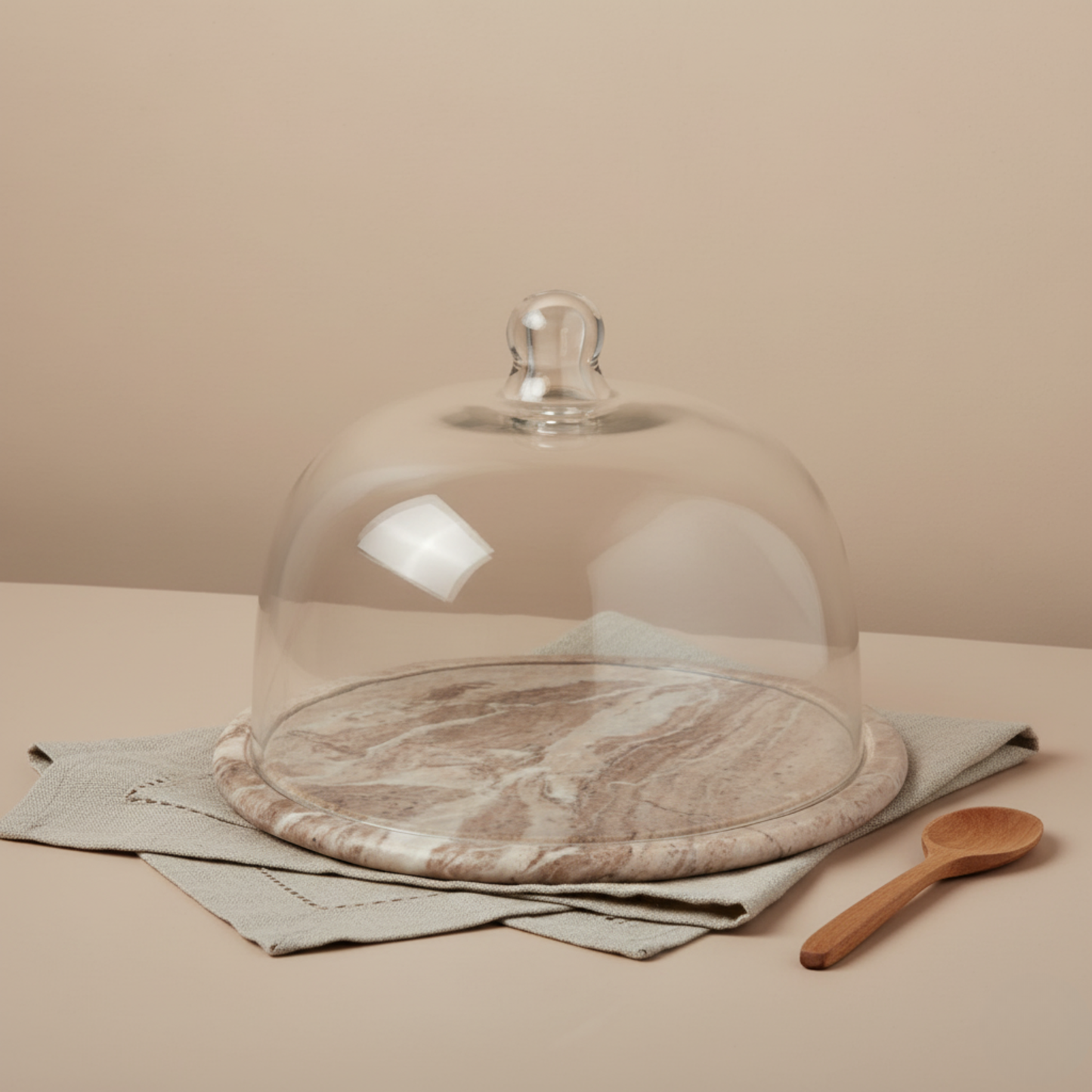 Be Home Waterfall Marble Glass Cloche