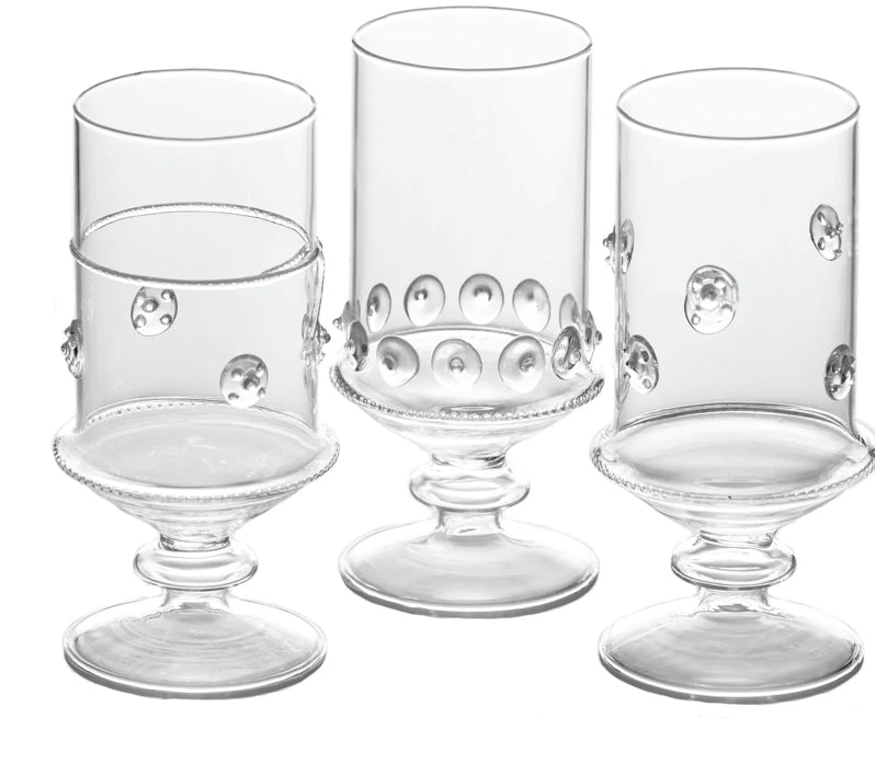 Set of 6 La Boheme Footed Votives