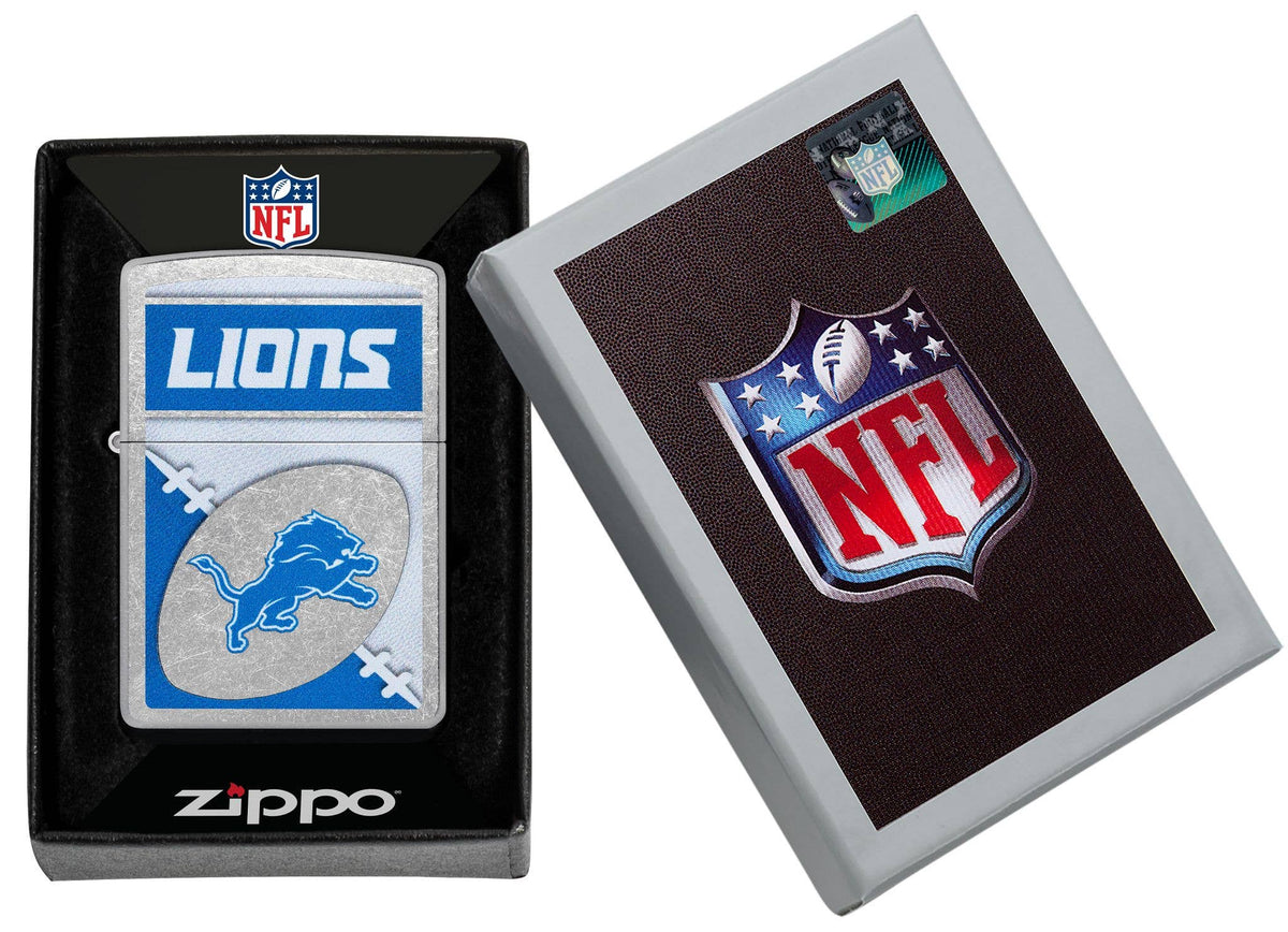 Zippo NFL Detroit Lions Street Chrome Windproof Lighter