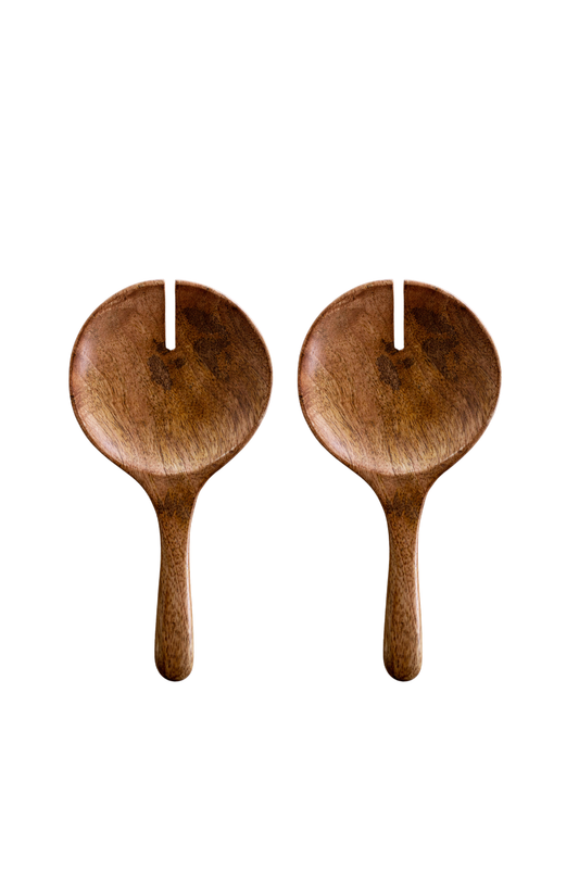 Large Hand Carved Mango Wood Spoons