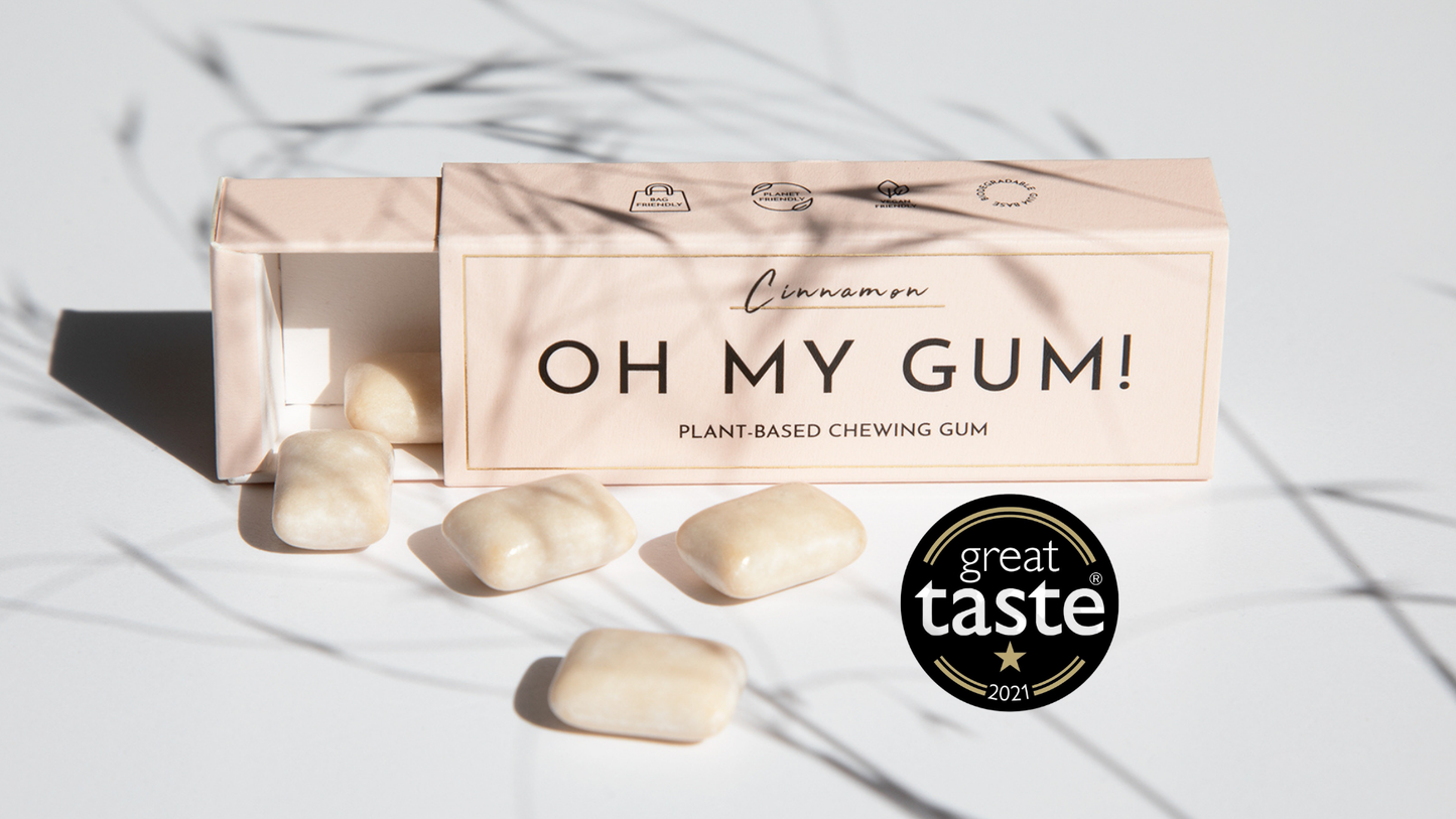 Cinnamon Chewing Gum - Plastic-free | Sugar-free | Plant-based