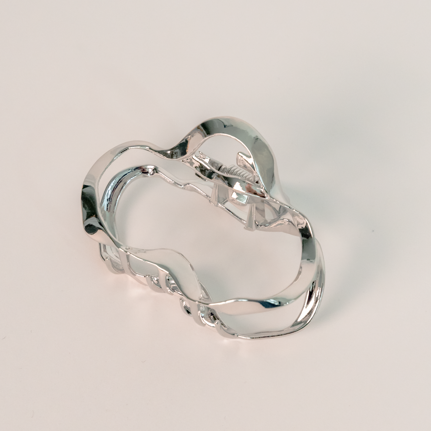 Wave Hair Claw Clip l Silver