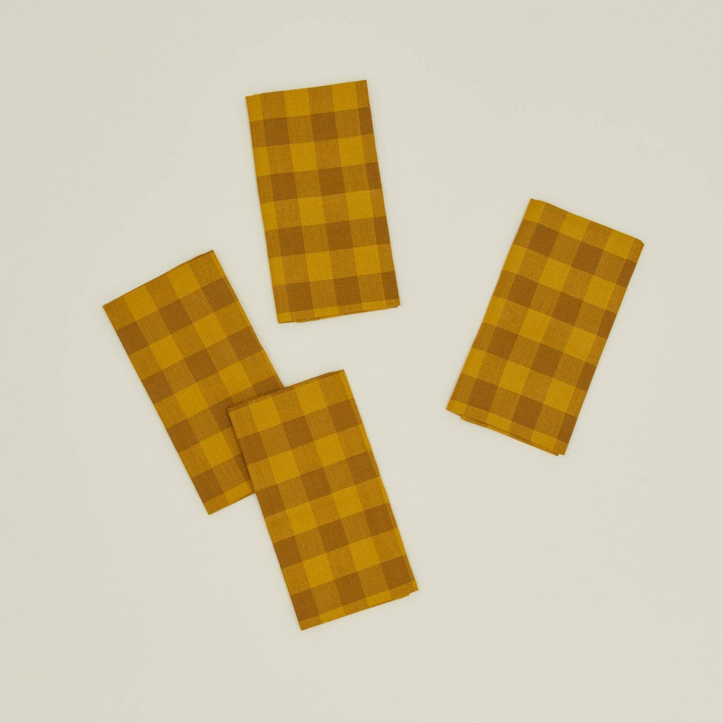ESSENTIAL GINGHAM DINNER NAPKINS - SET OF 4