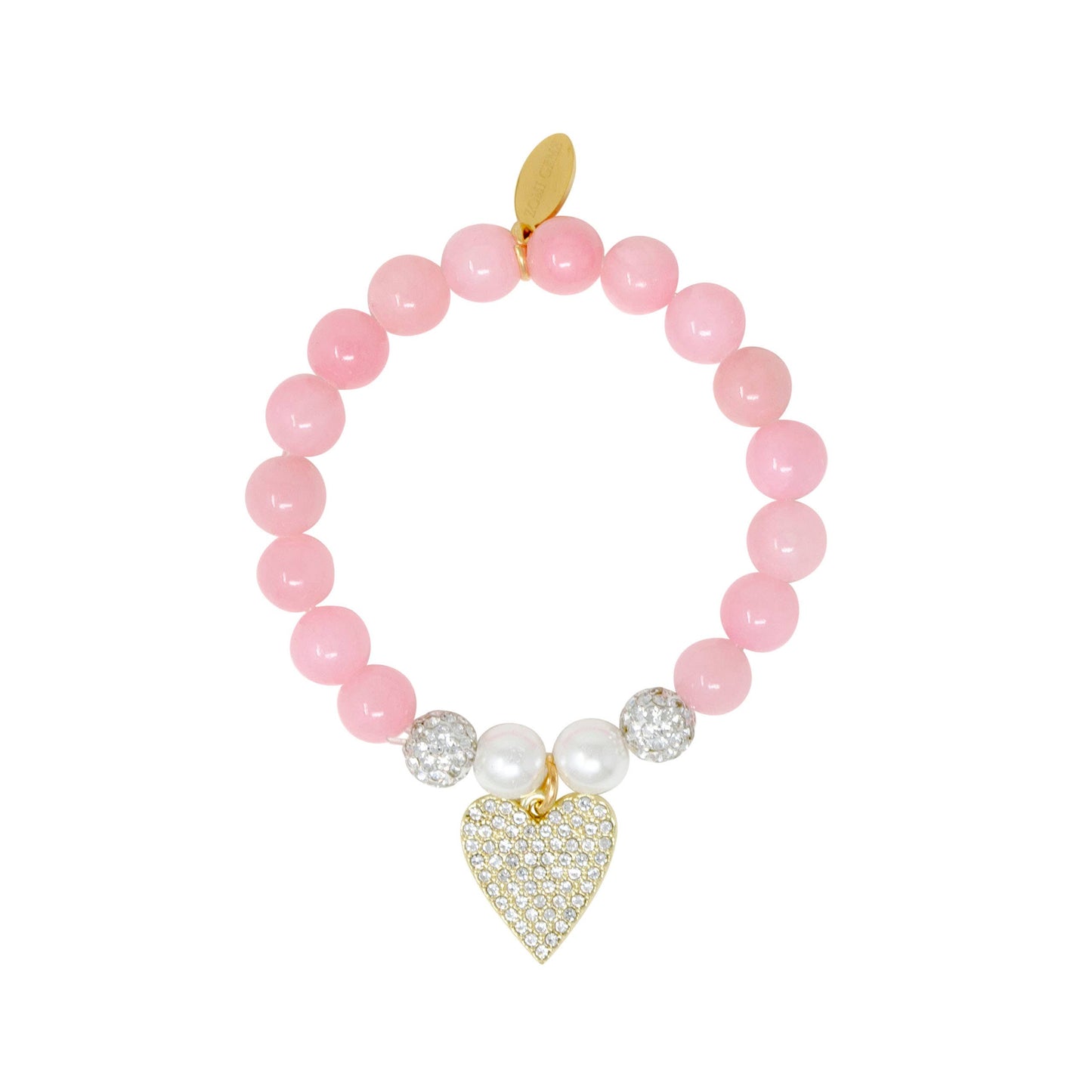 Fancy Pink Hearts  Bracelet Tower