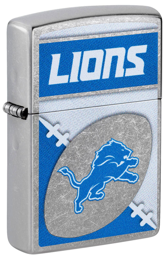 Zippo NFL Detroit Lions Street Chrome Windproof Lighter