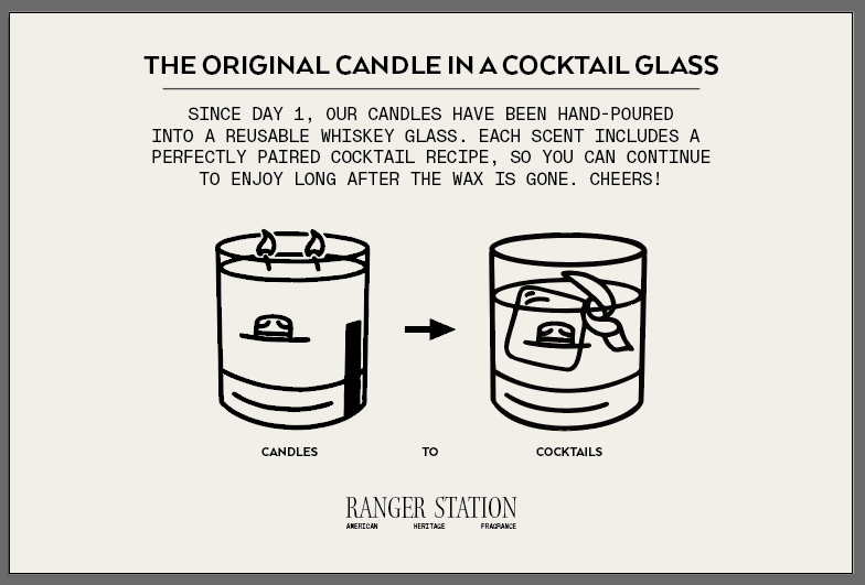 ACCESSORY / CANDLE TO COCKTAIL POP CARD