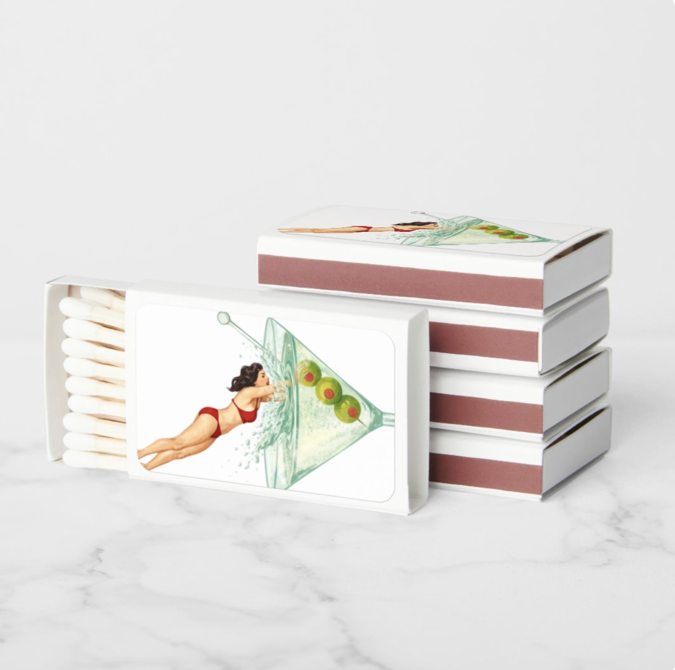 Martini Dive Match Box