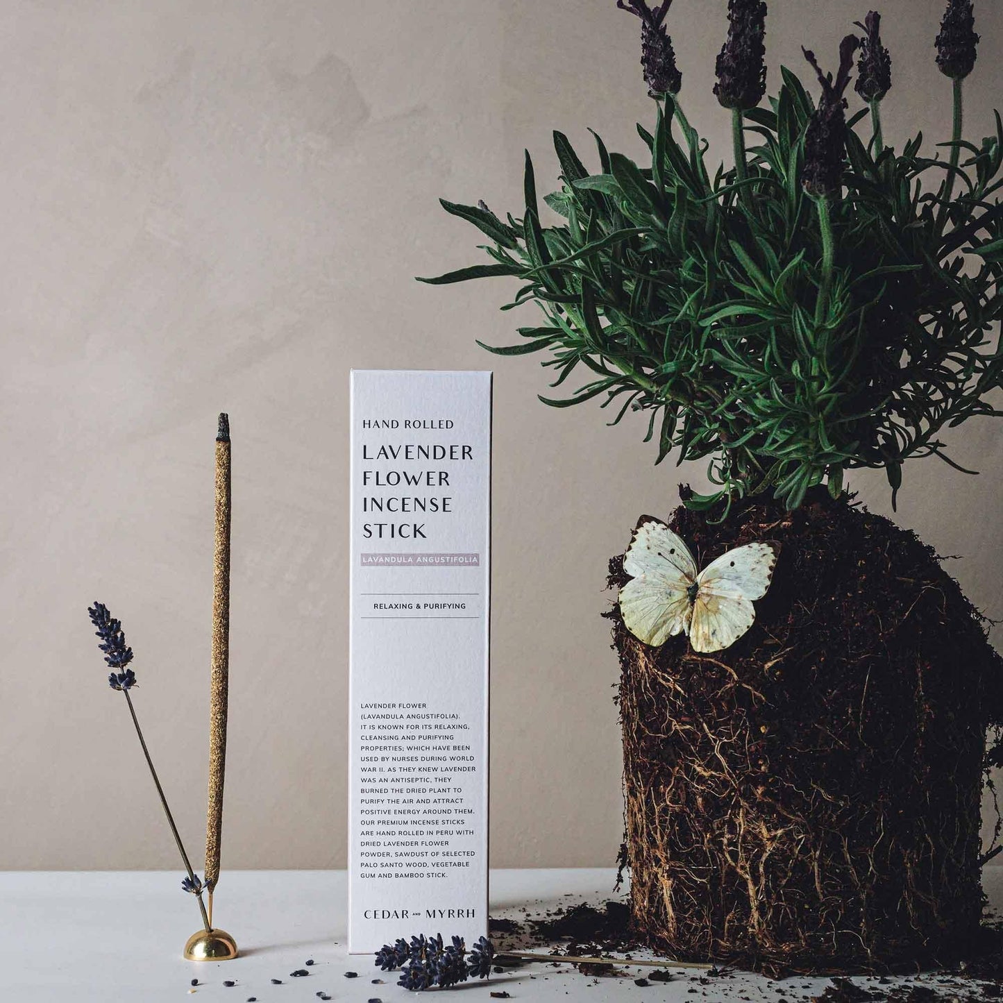 Lavender Incense Sticks – 7 Hand-Rolled Sticks from Peru