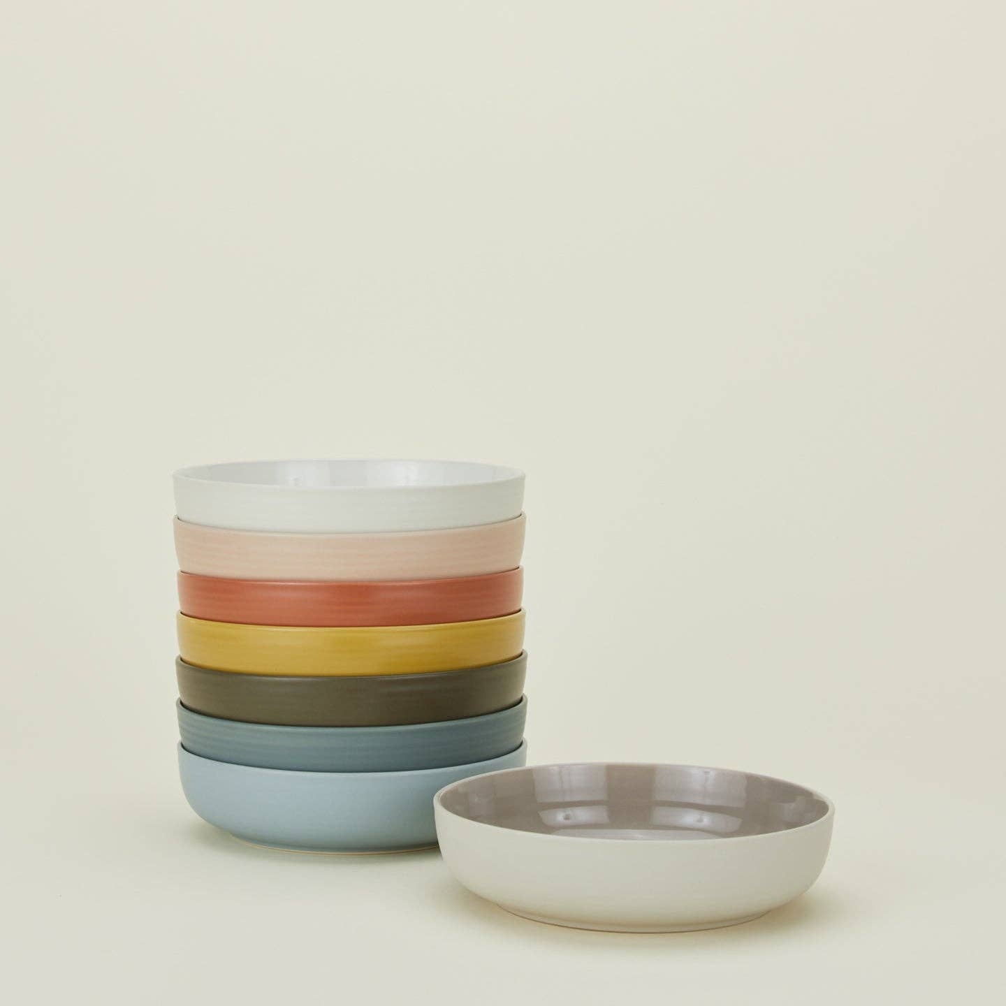 Essential Low Bowl - Set of 4, Olive