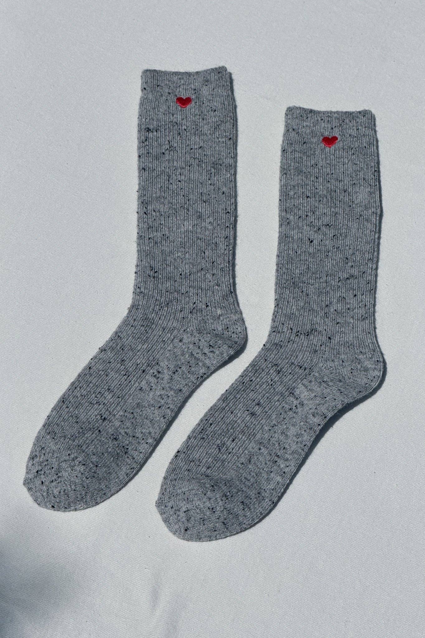 LeBon Shoppe Embroidered Snow Socks
