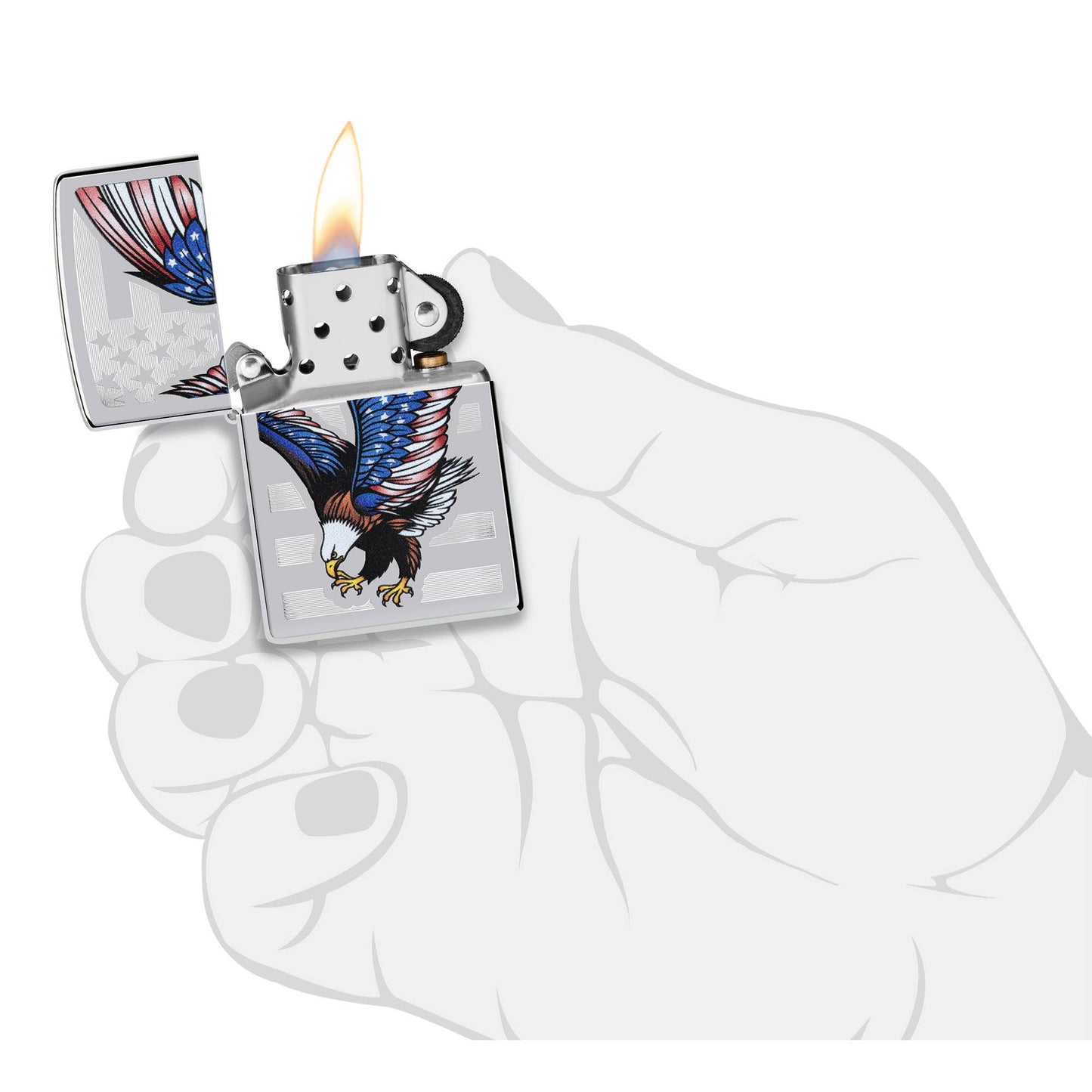 Zippo E-Star Award Windproof Lighter