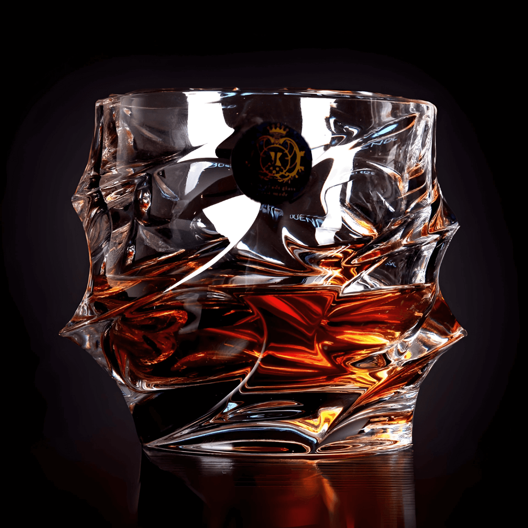 Set of 4 Storm Japanese Crystal Whisky Glass