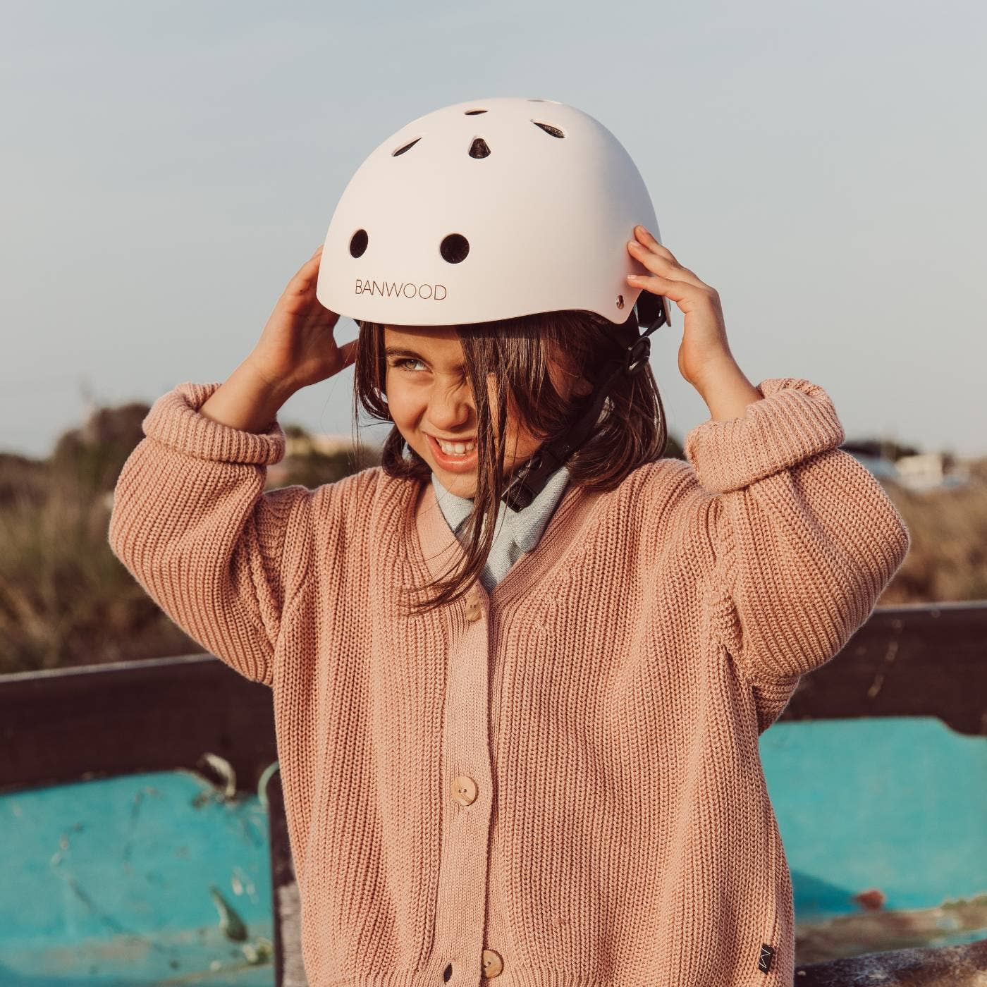 Banwood Classic Helmet - Matte Dustypink (50-54 cm)