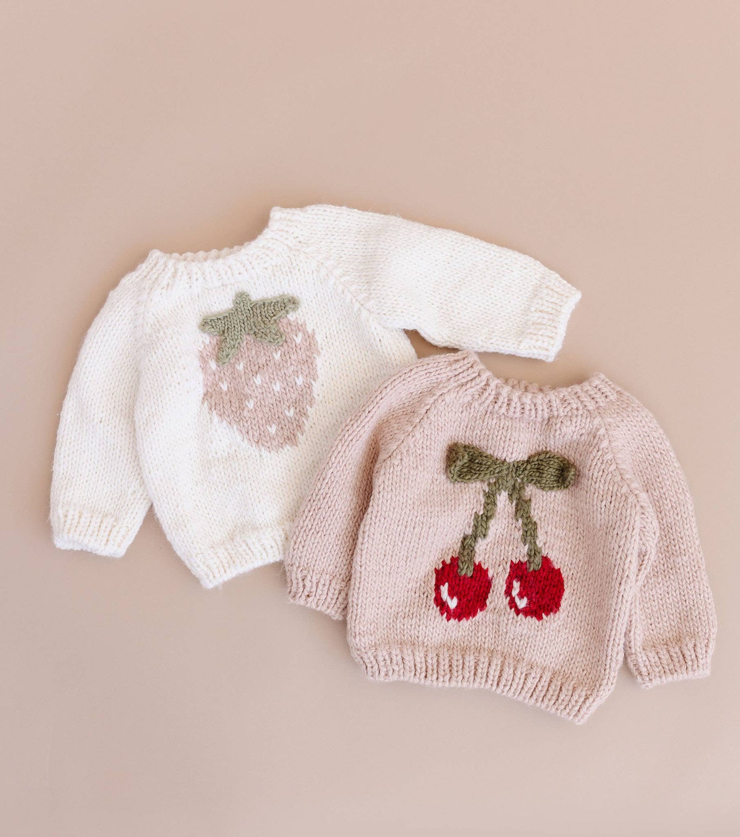 Cherry Pullover Sweater Baby Kid Fall Winter Fruit Gift