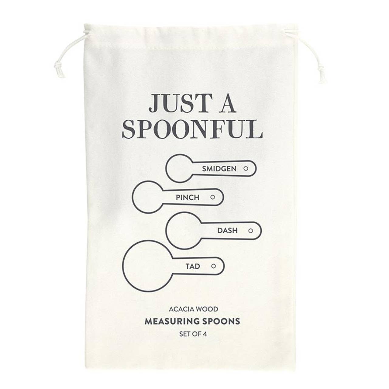 Face to Face Wood Measuring Spoons - Just A Spoonful