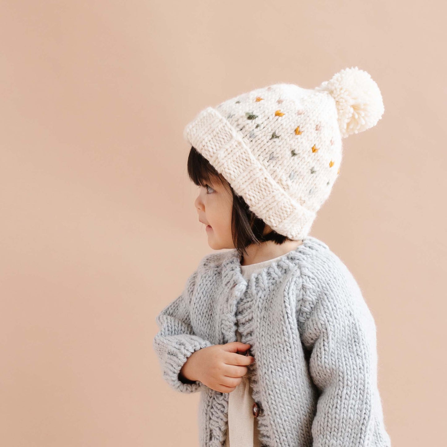 Classic Cardigan, Bowie Grey Baby Sweater Kids Clothing Fall