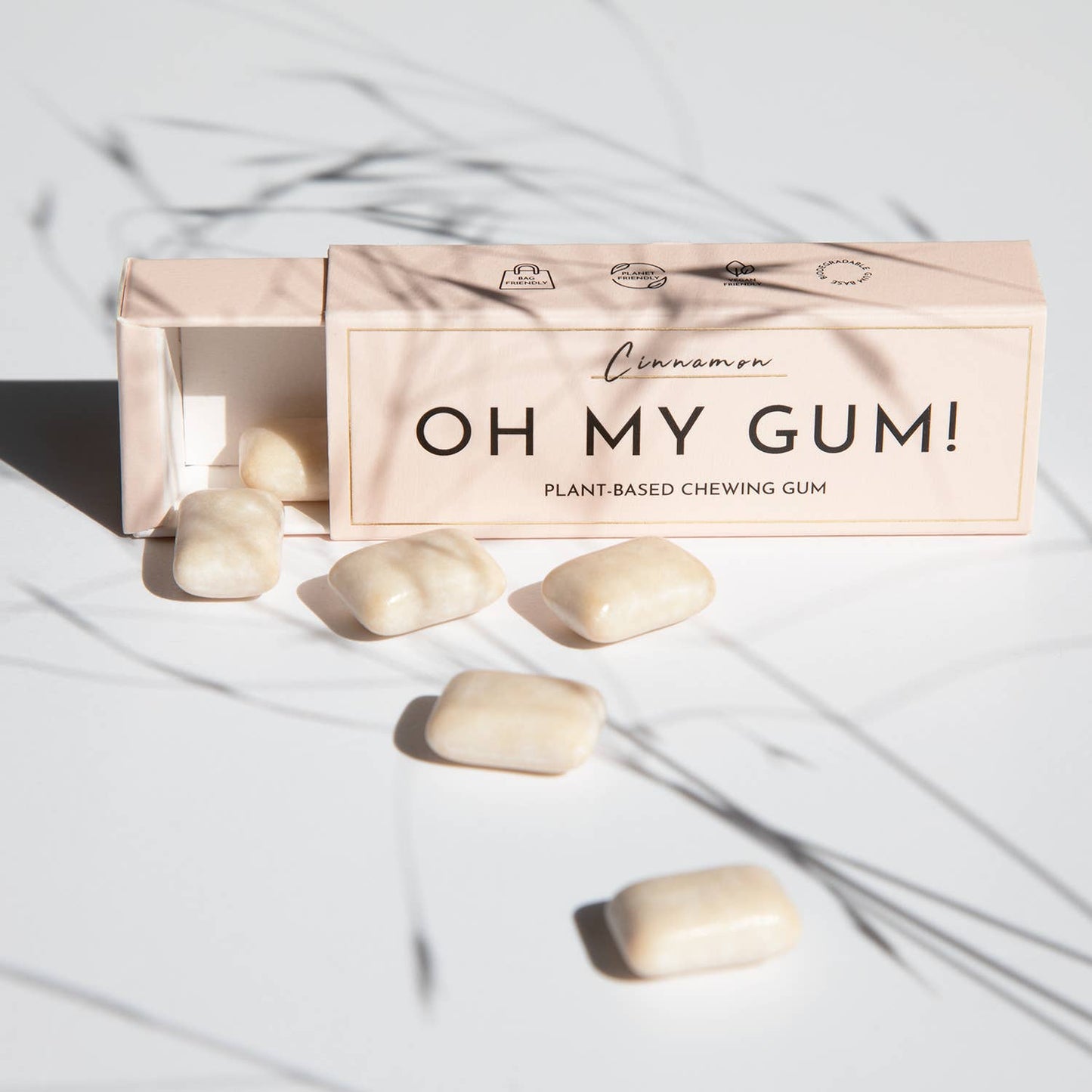 Cinnamon Chewing Gum - Plastic-free | Sugar-free | Plant-based