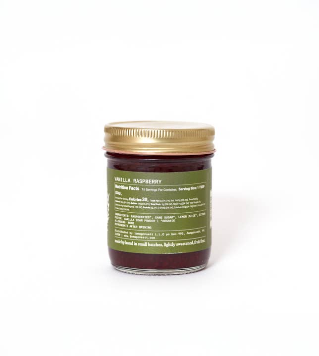 Vanilla Raspberry Preserves - 9oz jars
