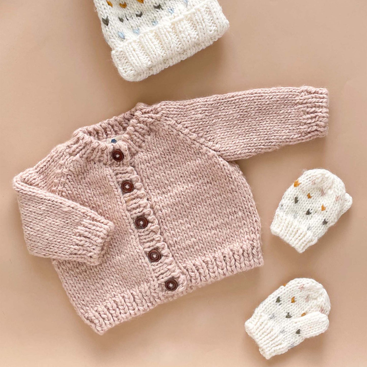 Classic Cardigan Blush Baby Kid Easter Spring Sweater Winter