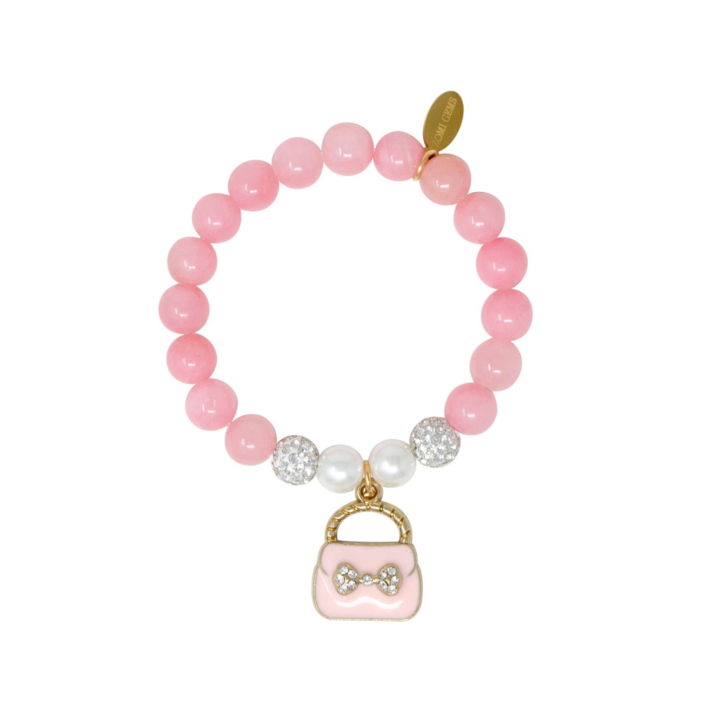 Fancy Pink Hearts  Bracelet Tower