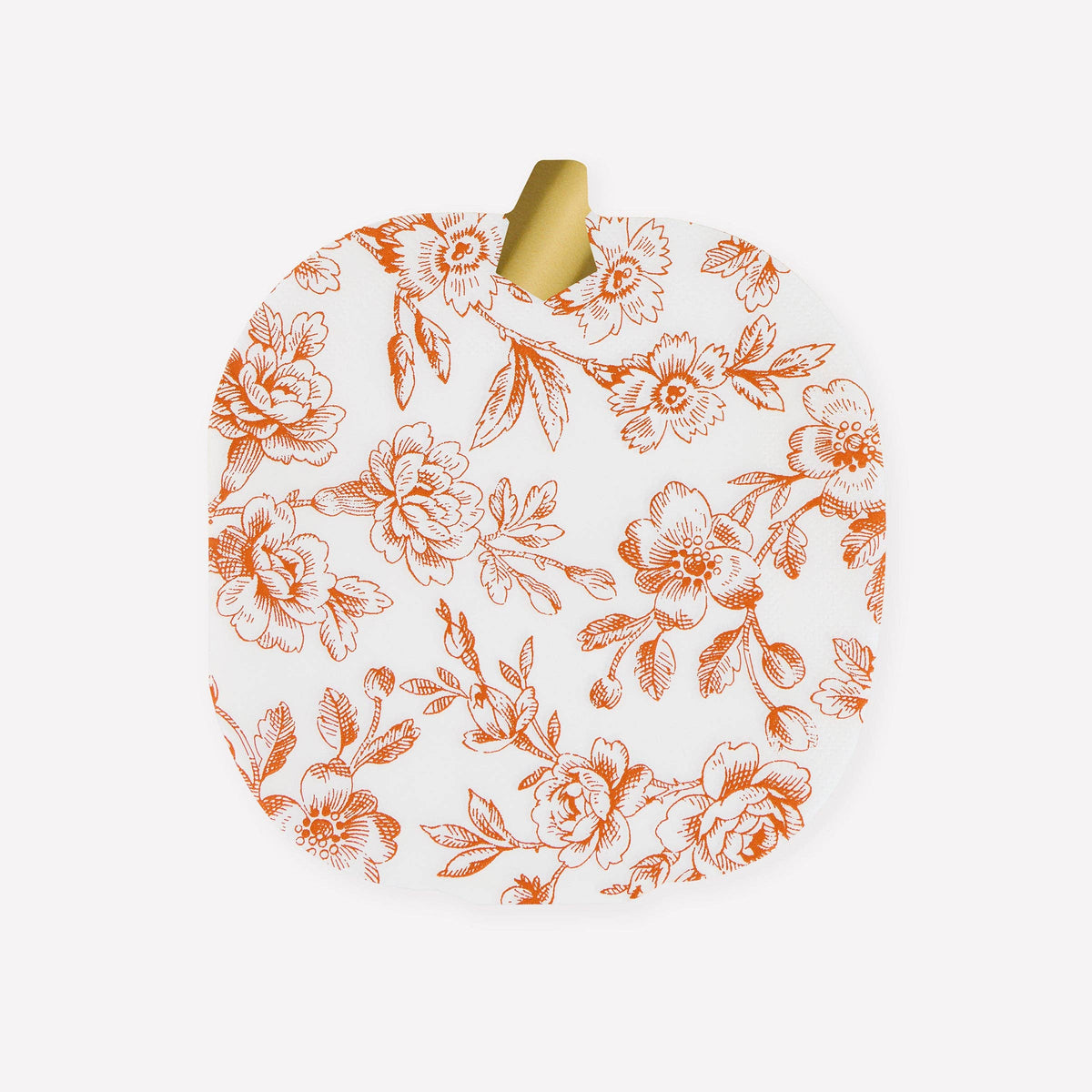 Toile Pumpkin Napkins
