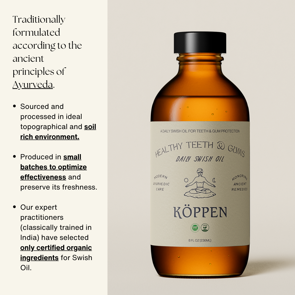 Daily Oil Mouthwash | Healthy Teeth & Gums