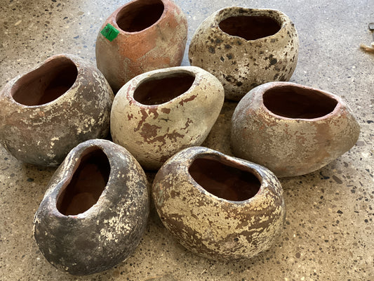 #1 Vintage Vietnamese River Rock Planter