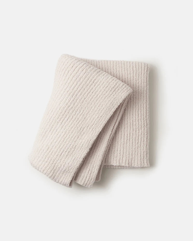 Cushy Ribbed Blanket - Fuzzy