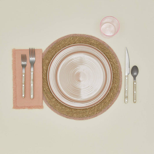 HAWKINS ESSENTIAL WOVEN PLACEMAT - SET OF 4 - BLUSH