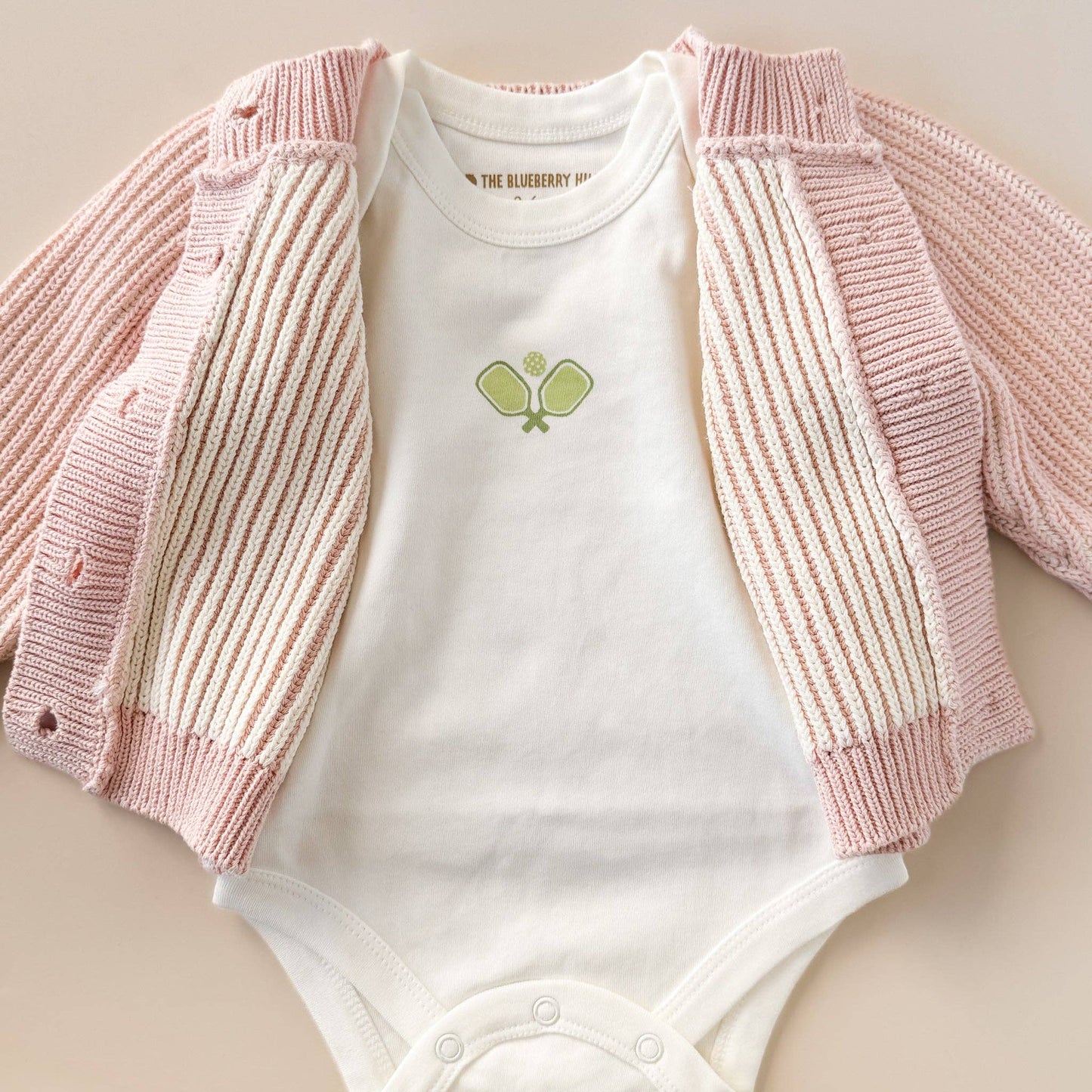 Cotton Brioche Cardigan Pink Baby Kids Girls Clothing