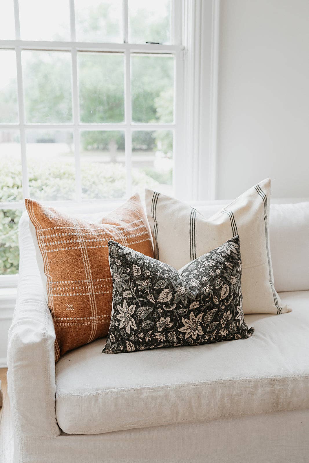 NKOYO- Woven Cotton Throw Pillow Cover