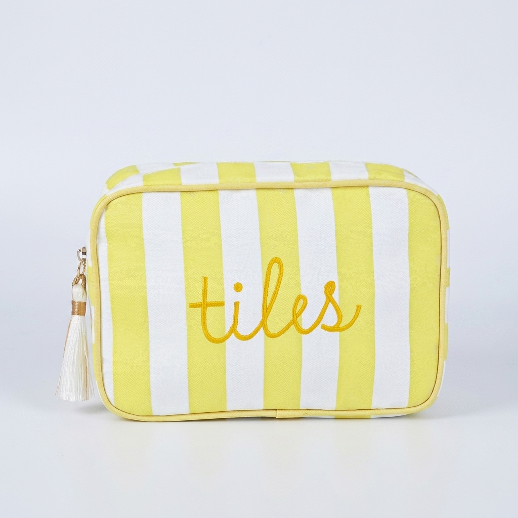 Mahjong Cosmetic Pouch, Mahjong Makeup Bag