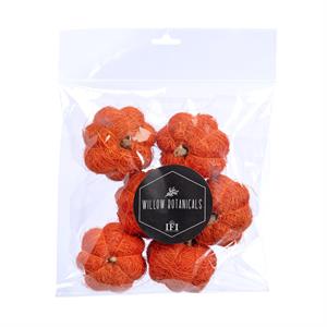 Willow Group Pumpkins, 6 pc bag