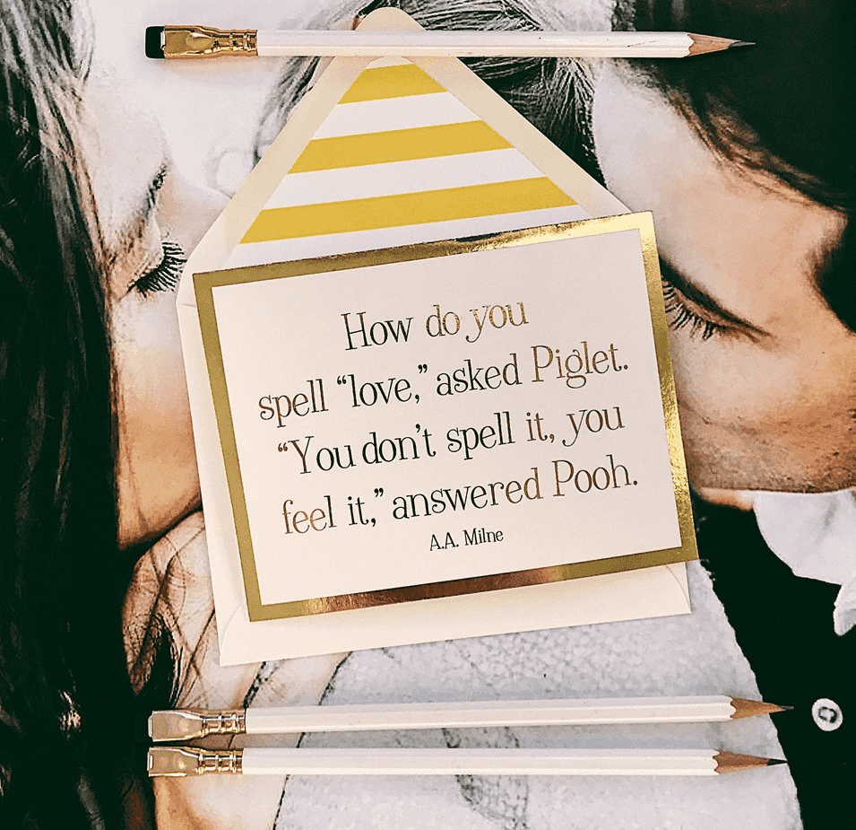 How Do You Spell Love Greeting Card, Single Folded Card or B