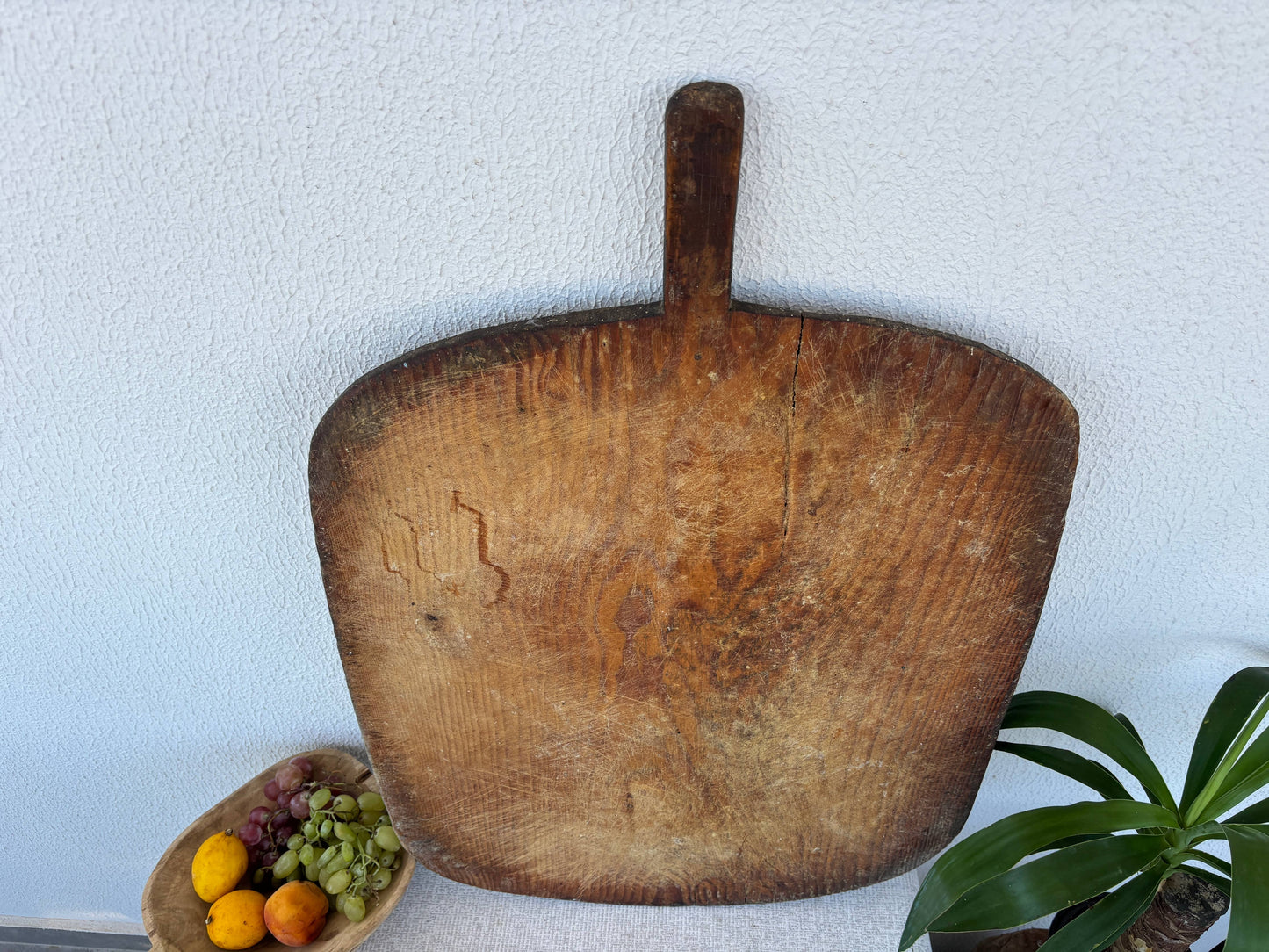 Antique Turkish Bread Paddle | Handmade Wood Board