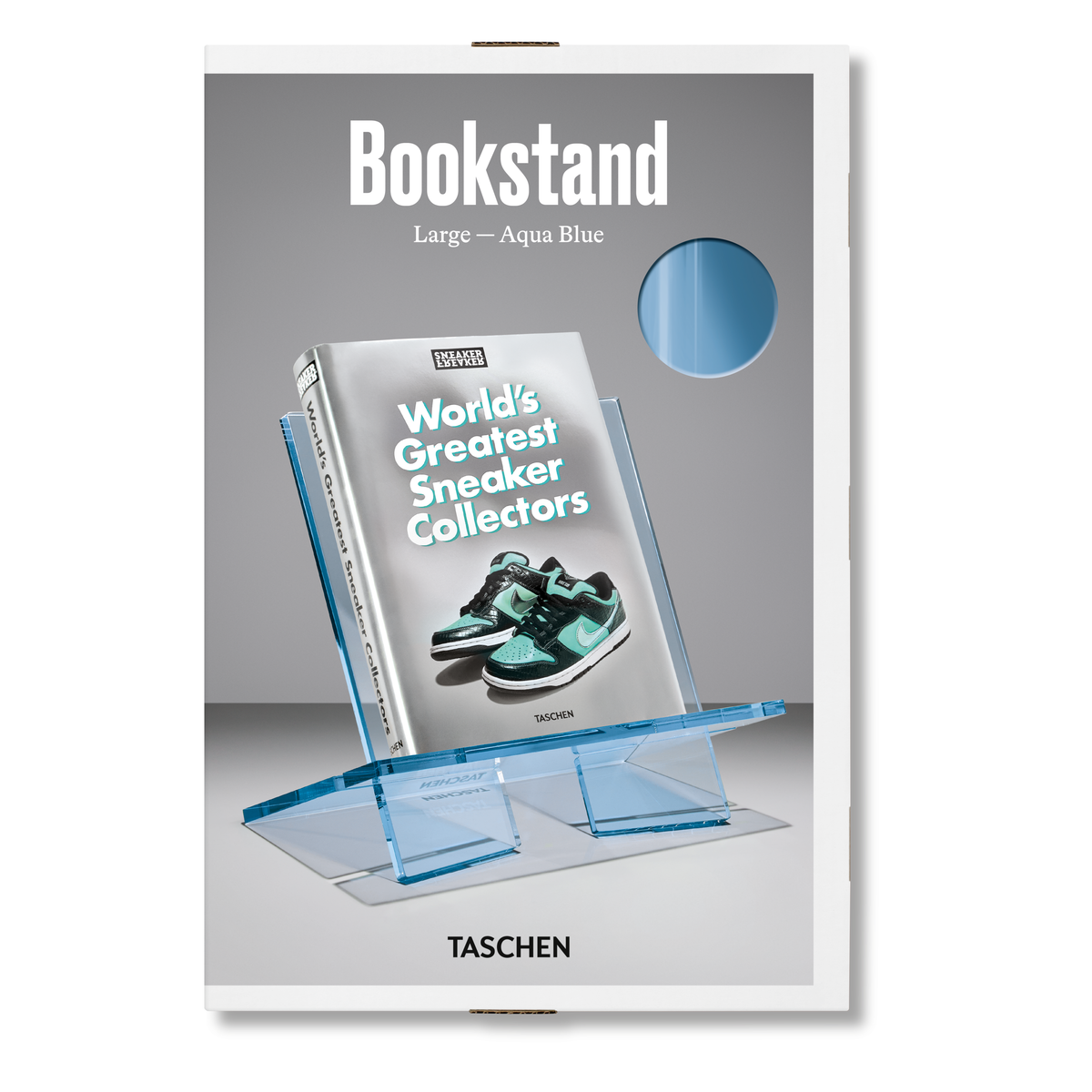 Bookstand. Large. Aqua Blue