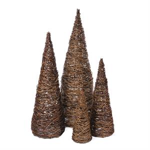 Willow Group Natural VInes Trees, set of 4