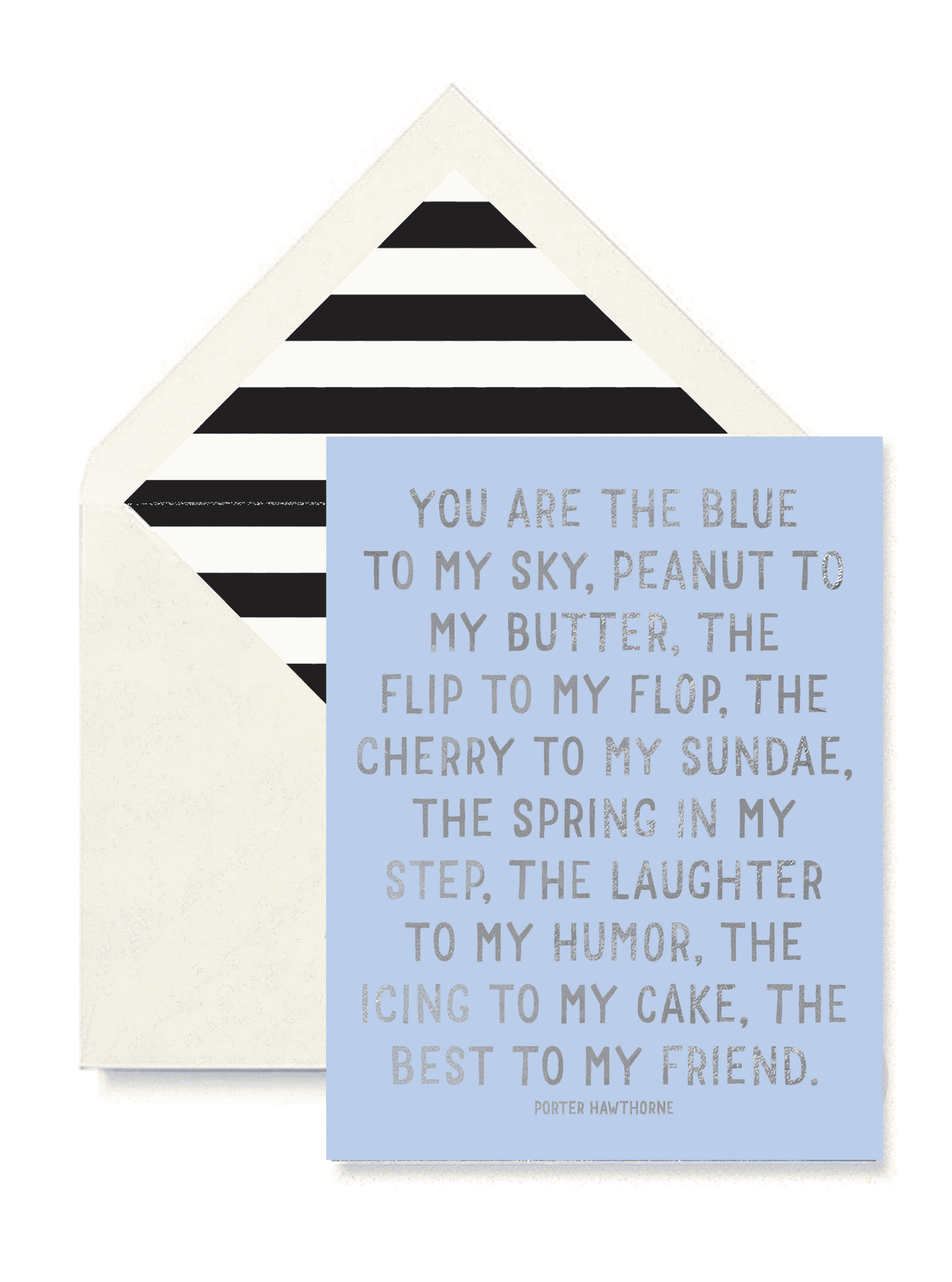 You Are the Blue to My Sky Greeting Card