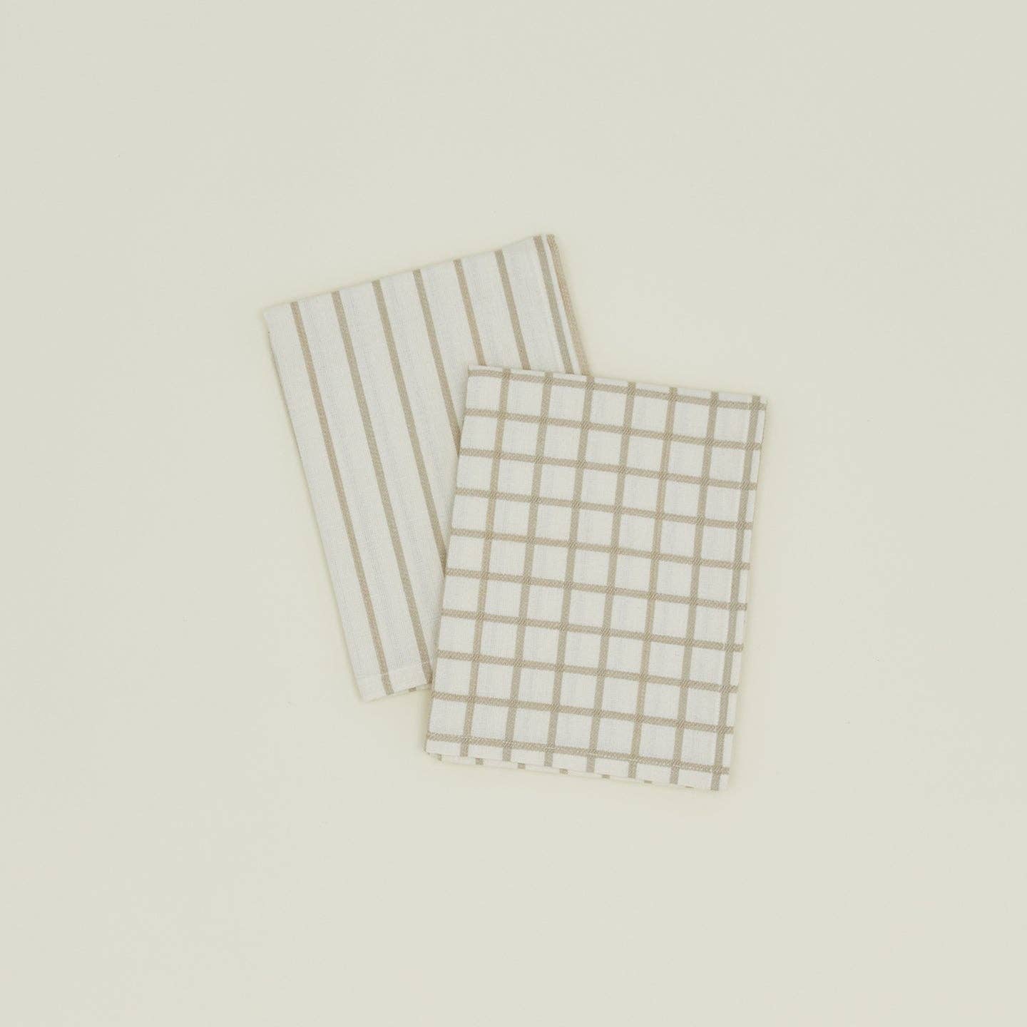 ESSENTIAL YARN DYED DISH TOWEL - SET OF 2