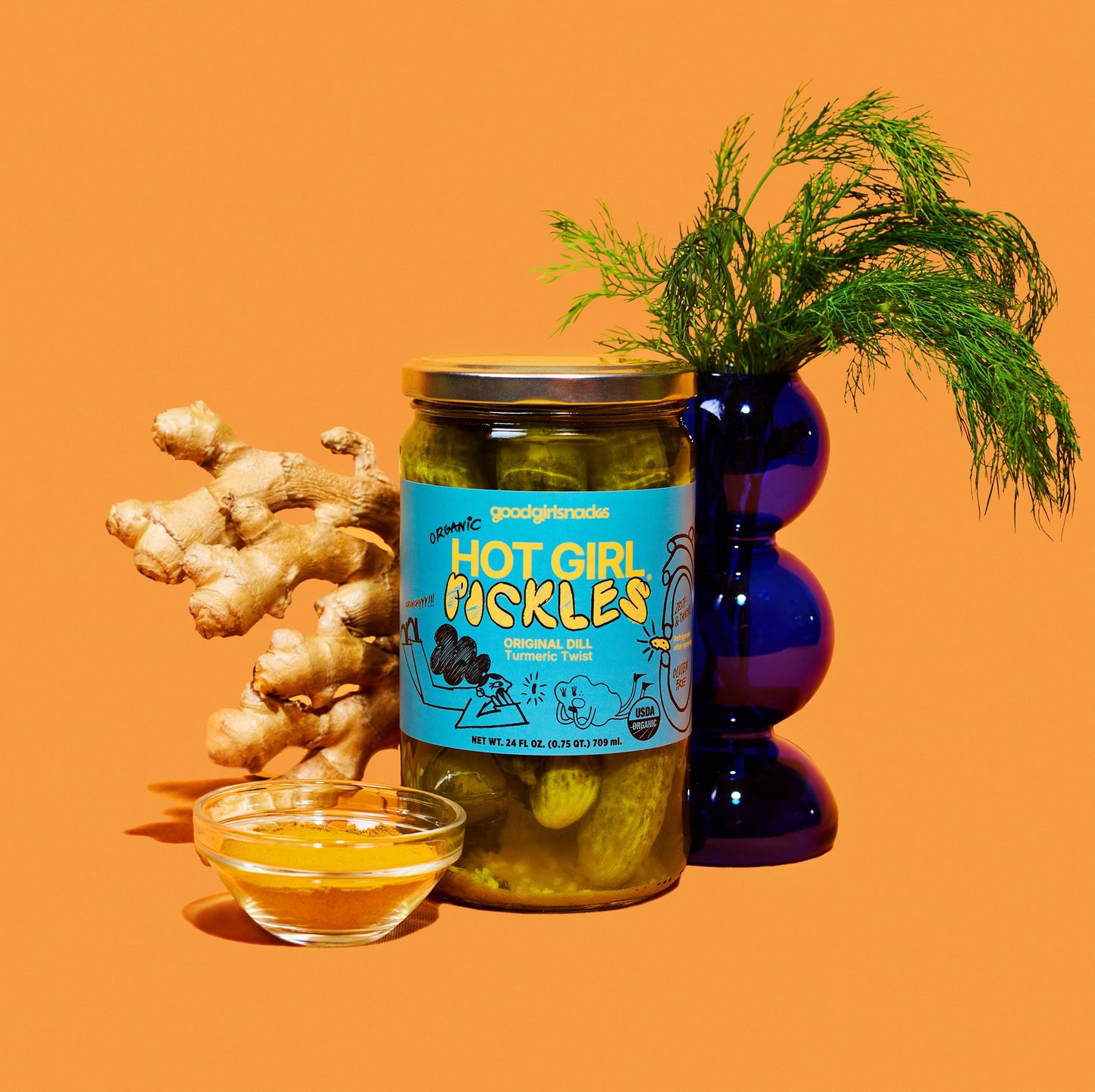 HOT GIRL PICKLES Original Dill (24oz Jar)