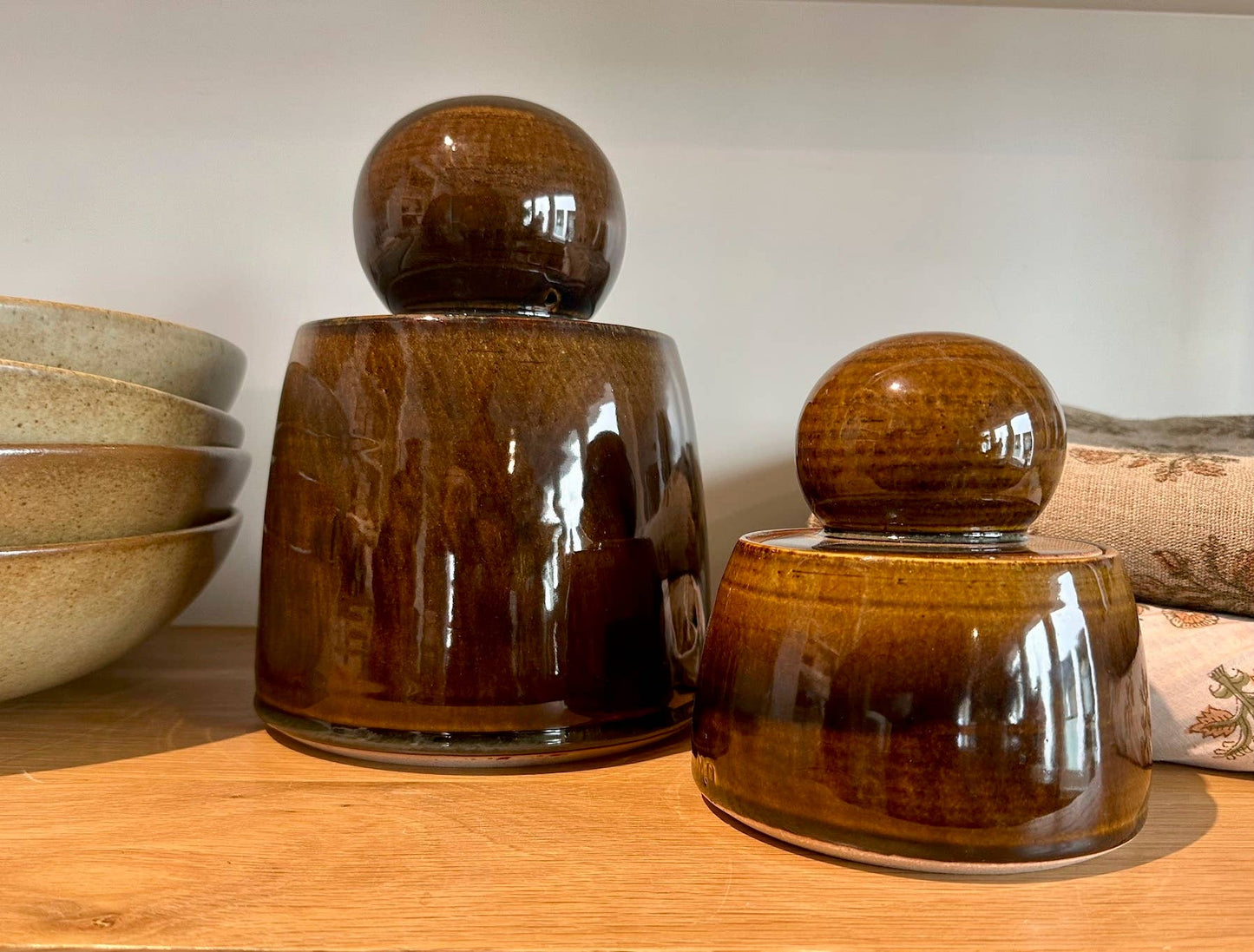 Amber Stash Jars