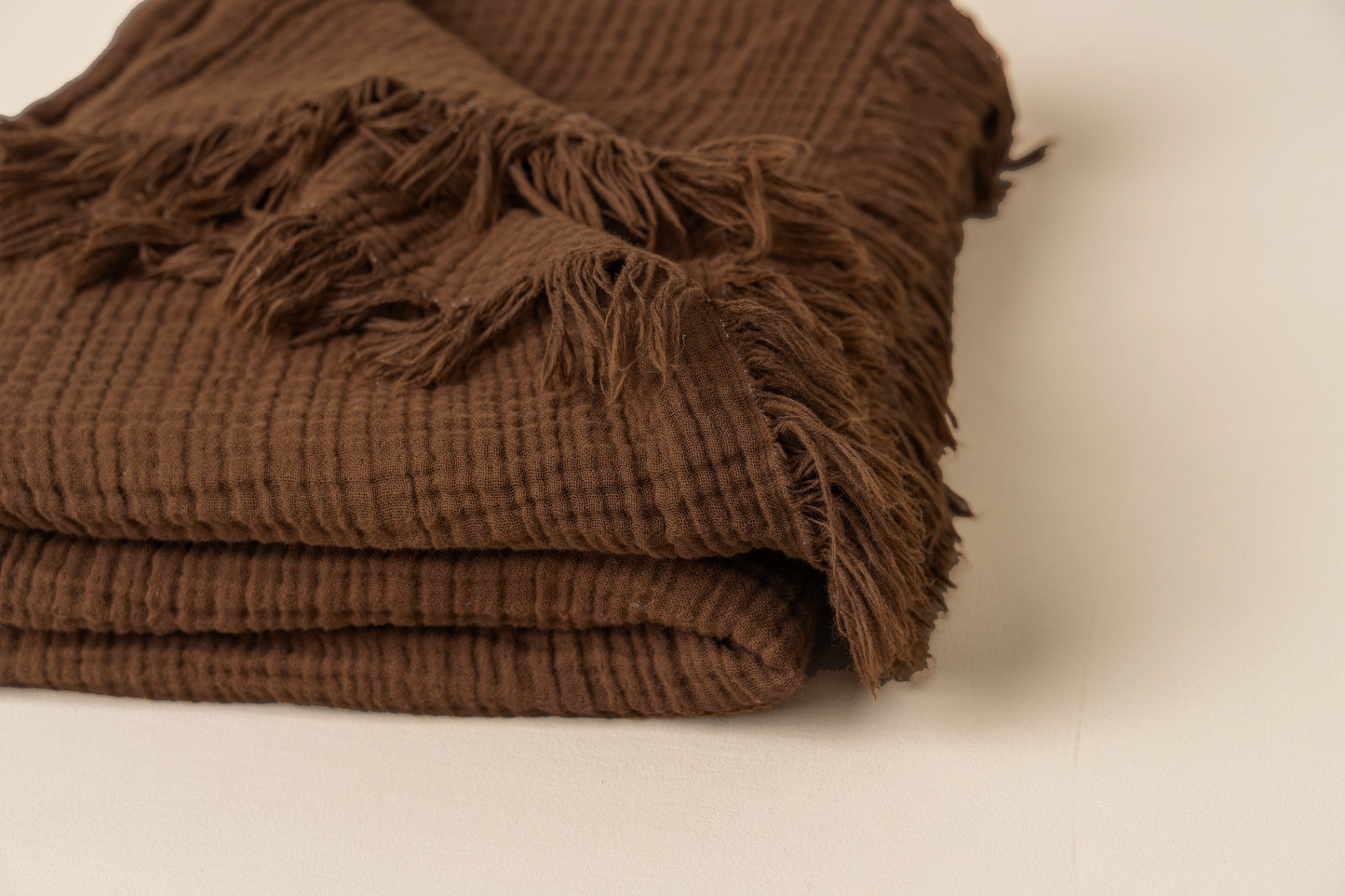 SAARDE Enes Throw | Chocolate