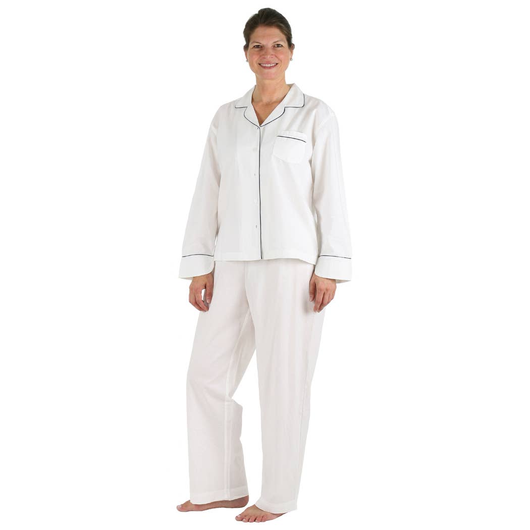 Logan Navy Long Sleeve Pajamas